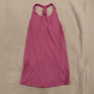Apana Pink High Neck Work out tank top size medium NWOT